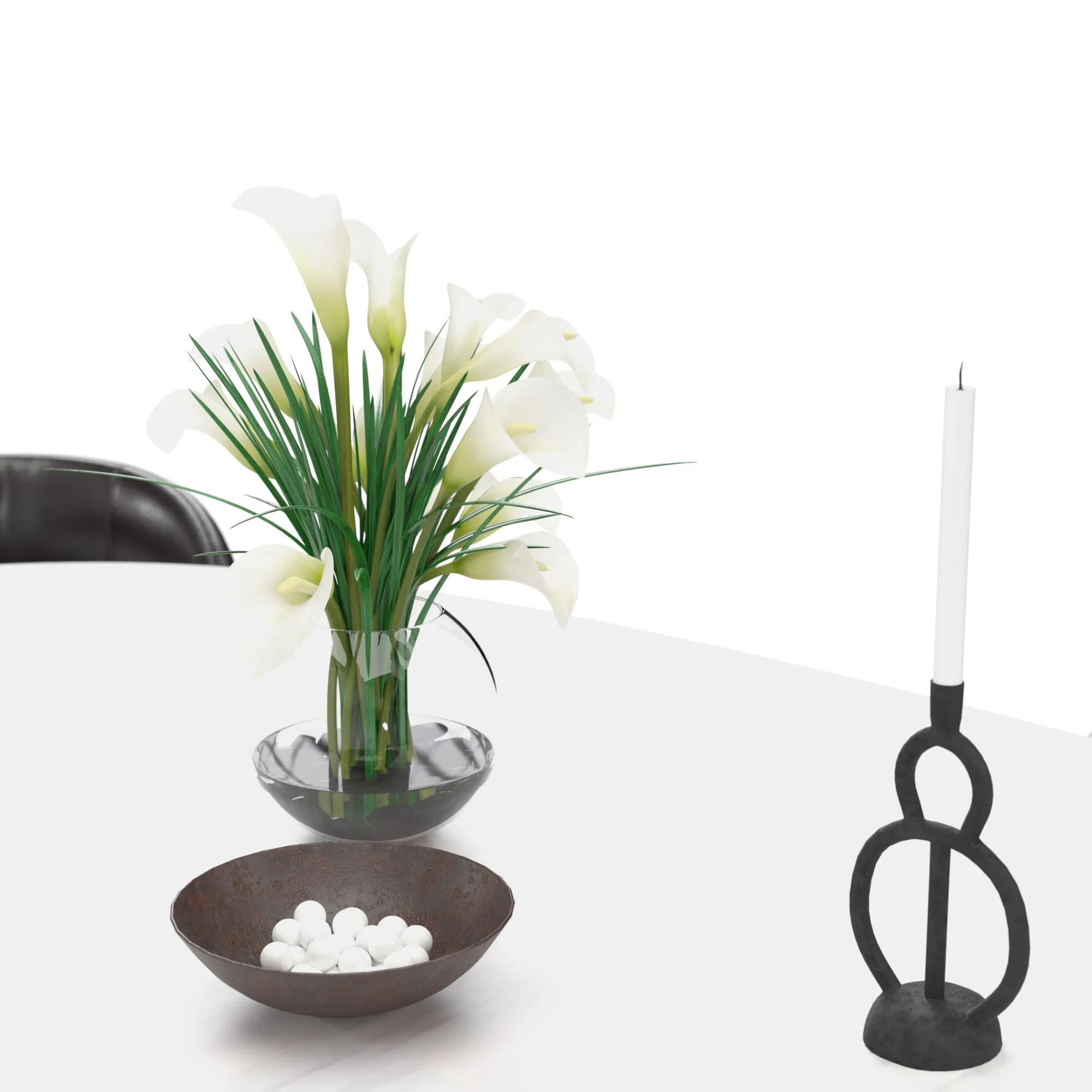 Dining set 08 3D Model_05